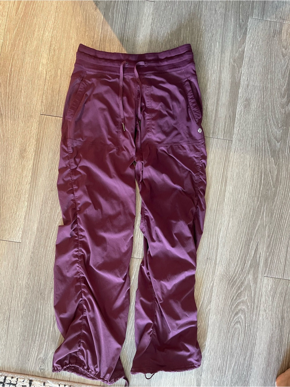 Lululemon Dance Studio Pant Ribbed Burgundy